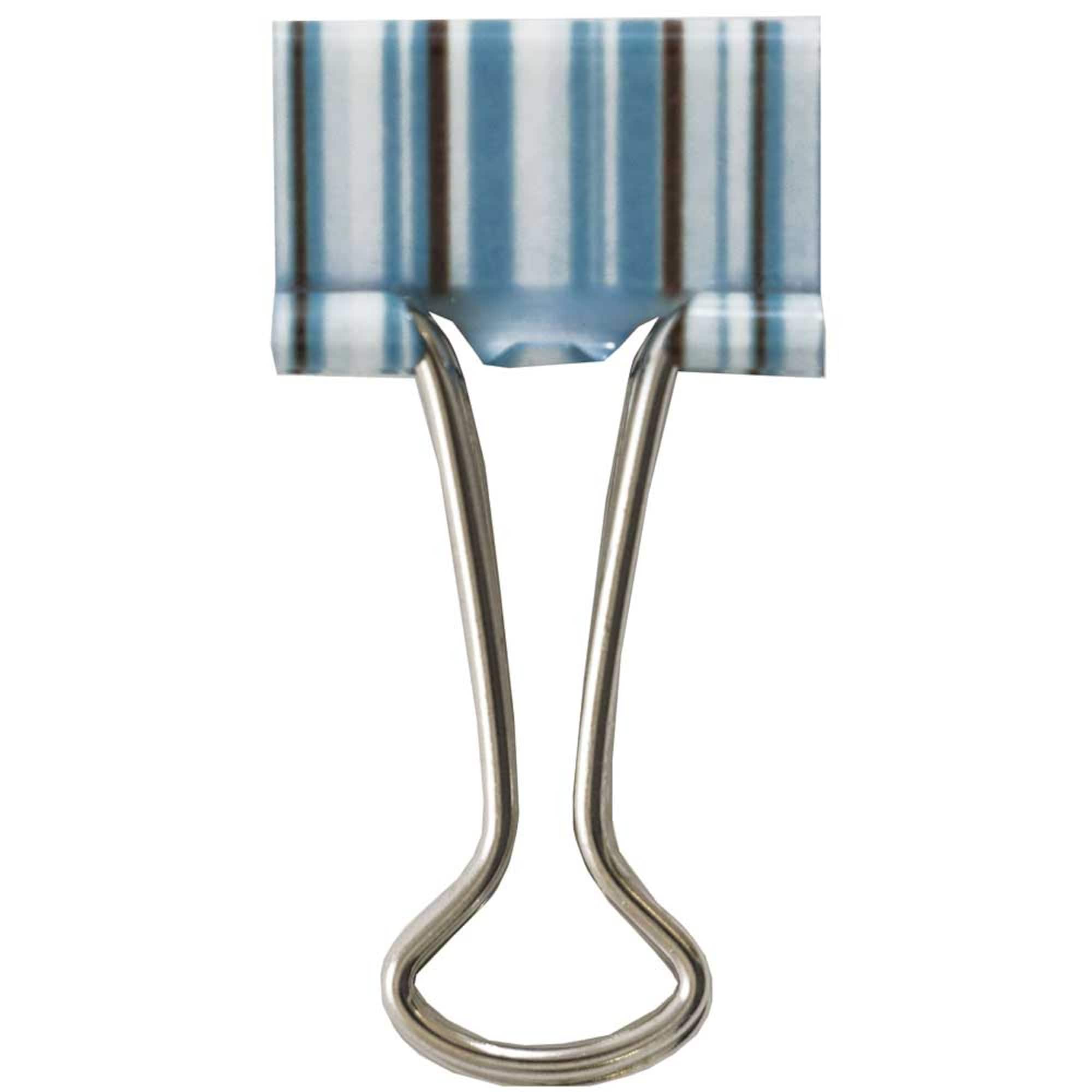 JAM Paper Striped Fashion Binder Clips